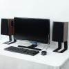 MOAIYU Hollowed Out Desktop Stand Anti-Vibration Tabletop Holder Bracket in-Cline Designed for Better Sound Experience view 3