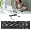 104 Keys Large Keyboard, Wired Large Character Wired Keyboard, Low Keyboard with Large Print Keys for Elderly, Plug and Play Keyboard for Laptop, Desktop, etc view 3