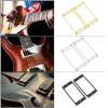 2Pcs Silver Electric Guitar Aluminum Alloy Humbucker Pickup Mounting Ring Flat Repair Part view 2