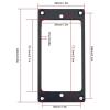 2Pcs Silver Electric Guitar Aluminum Alloy Humbucker Pickup Mounting Ring Flat Repair Part view 3