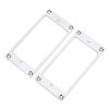 2Pcs Silver Electric Guitar Aluminum Alloy Humbucker Pickup Mounting Ring Flat Repair Part view 4