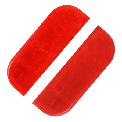 1 Pair Replacement Controller Shell DIY Decoration Case Housing Shell for Switch, Red