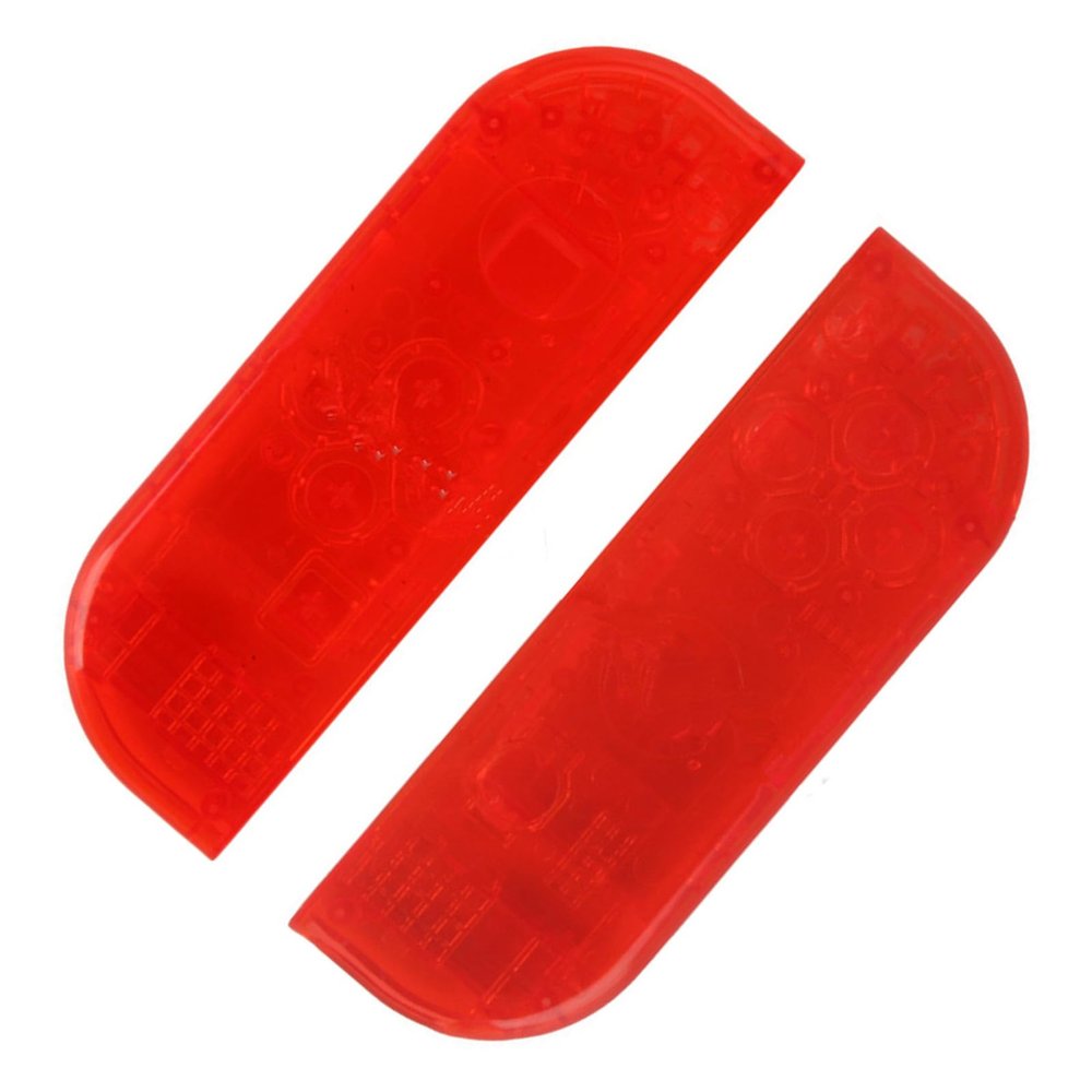 1 Pair Replacement Controller Shell DIY Decoration Case Housing Shell for Switch, Red