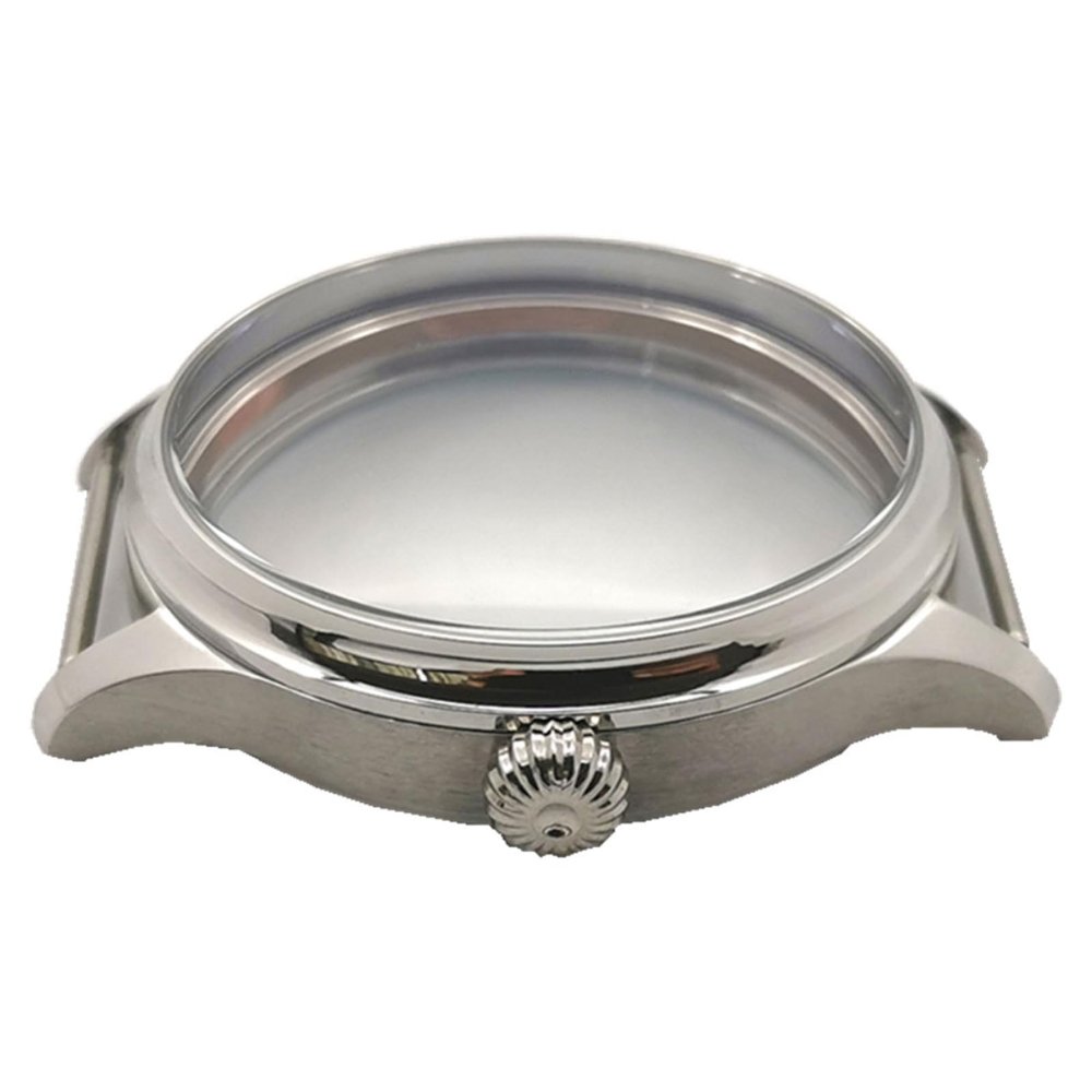 Replacement 44MM Waterproof Steel Watch Case for ETA6497/6498 Watch Movement