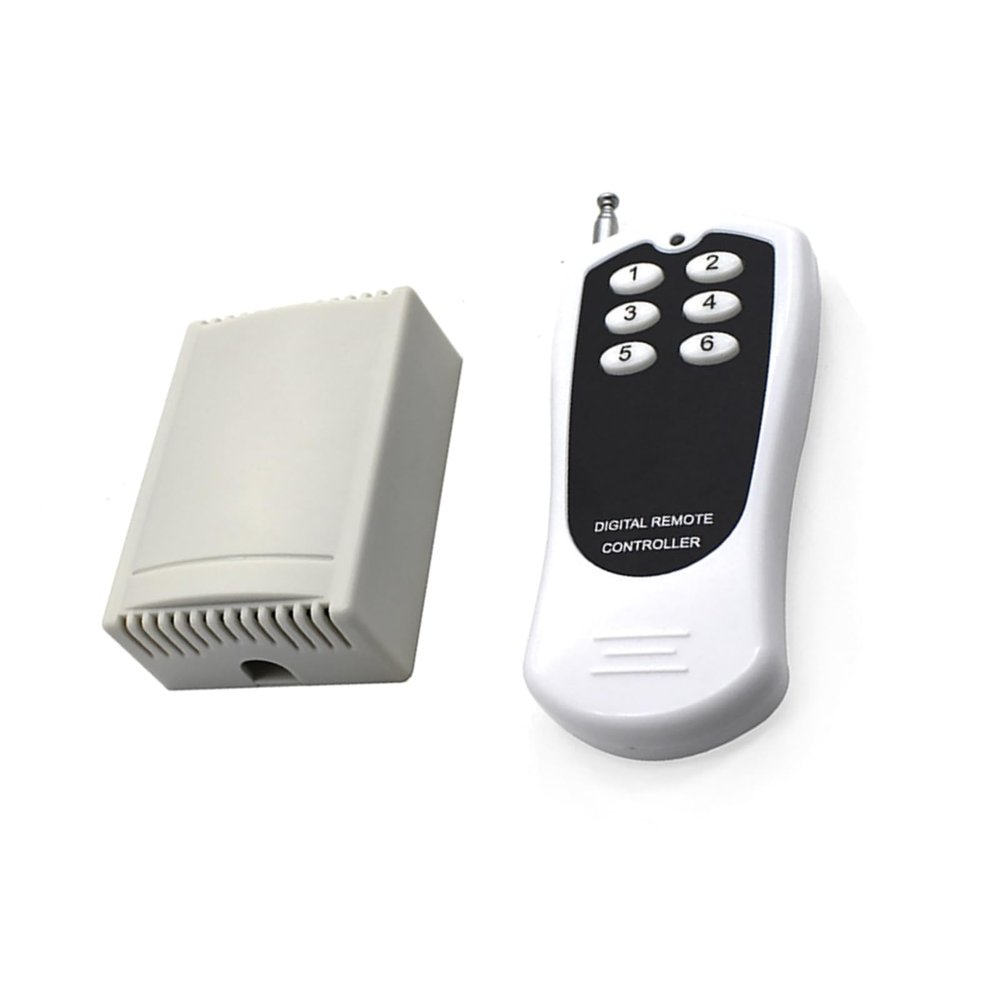 6-CH Wireless Remote Control Switch RF Relay Receiver Mod Transmitter+ Receiver