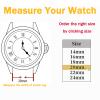 ZLZKJS Metal Watch Bands, 14mm 16mm 18mm 20mm 22mm 24mm Adjustable Quick Release Watch Strap, Stainless Steel Mesh Replacement band for Women Men (14mm, Rose Pink) view 4