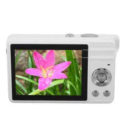 Digital Camera for Beginners, 50MP 1080P HD Digital Point and Shoot Camera,16X Digital Zoom Autofocus Digital Video Camera with 2.8 Inch TFT Screen LED Flash (White)