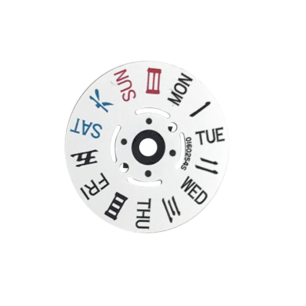 Watch Day Wheel Disc White for NH35 NH36 NH37 Watch Movement Parts