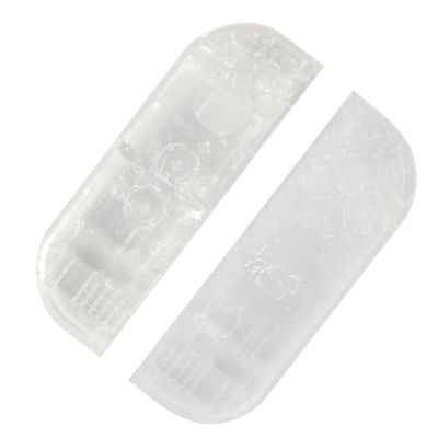 1 Pair Replacement Controller Shell DIY Decoration Case Housing Shell for Switch, White