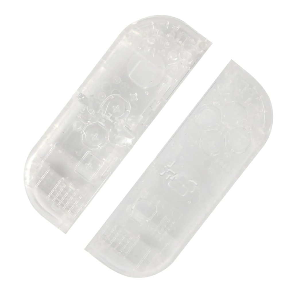 1 Pair Replacement Controller Shell DIY Decoration Case Housing Shell for Switch, White