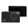 4K 56M Pixels 16X Zoom Digital Camera with Fill Light, 2.4 Inch Screen, for Vlogging, Selfie, Continuous (Black) view 1