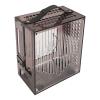BTSEURY PC Gaming Case, 23x20.5x12cm Miniature ITX PC Case Clear Arcylic PC Case Portable DIY Desktop Computer Case 360 Degree Open Hollow Airflow Case (Black) view 1