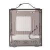BTSEURY PC Gaming Case, 23x20.5x12cm Miniature ITX PC Case Clear Arcylic PC Case Portable DIY Desktop Computer Case 360 Degree Open Hollow Airflow Case (Black) view 3