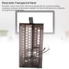 BTSEURY PC Gaming Case, 23x20.5x12cm Miniature ITX PC Case Clear Arcylic PC Case Portable DIY Desktop Computer Case 360 Degree Open Hollow Airflow Case (Black) view 4