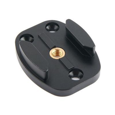 Alloy Mount Tripod Quick Release Plate Bracket Base for Hero 9 8 7 Action Camera, Black