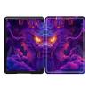 Case Compatible with Kindle 10th Generation 2019 (Model:J9G29R), Smart Auto Wake Sleep PU Leather Case Cover for Kindle 10th 2019 Release- Purple Chinese Dragon Head view 1