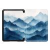 Case for Kindle Cover for Kindle 2014 (Kindle 7Th Generation) Slim Ereader Protective Cover Printed Case for Old Kindle Model NO.Wp63Gw- Watercolor Mountain view 1