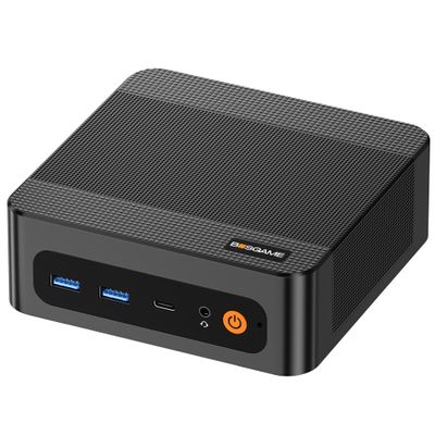 BOSGAME P6 Gaming Mini PC w/AMD Ryzen 9 6900HX | 32GB LPDDR5 RAM | 1TB PCIe 4.0 NVMe SSD | Dual Gigabit Ethernet | Triple Display (HDMI/DP/USB-C) | AX210 Wi-Fi 6E | Compact Desktop Computer
