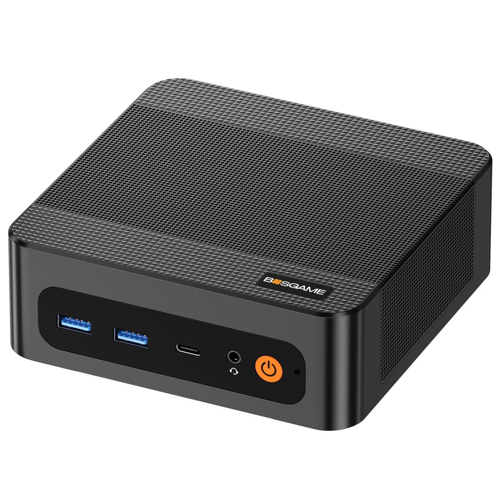 BOSGAME P6 Gaming Mini PC w/AMD Ryzen 9 6900HX | 32GB LPDDR5 RAM | 1TB PCIe 4.0 NVMe SSD | Dual Gigabit Ethernet | Triple Display (HDMI/DP/USB-C) | AX210 Wi-Fi 6E | Compact Desktop Computer