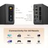BOSGAME P6 Gaming Mini PC w/AMD Ryzen 9 6900HX | 32GB LPDDR5 RAM | 1TB PCIe 4.0 NVMe SSD | Dual Gigabit Ethernet | Triple Display (HDMI/DP/USB-C) | AX210 Wi-Fi 6E | Compact Desktop Computer view 4