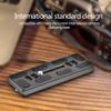 Quick Release Plate with 1/4inch Screw Mount for Arca Tripod Ball Head SLR Camera (PU50) (PU100) view 3