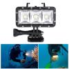 30m Underwater Diving LED Video Light Mini Waterproof Fill Light Night Shooting Alloy Black Sports Camera Super Bright Power Saving Portable Waterproof Camera Light view 4