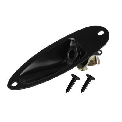 Black Loaded Boat Style Guitar Pickup Output Input Jack Plug Socket for FD Strat Guitar Accessory