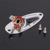 Silver Loaded Boat Style Guitar Pickup Output Input 6.35MM Jack Plug Socket for FD Strat Guitar Accessory view 3