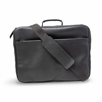 ROMFRE Premium Leather Camera Travel Bag | Travel Case for Camera | Full Grain -100% Leather HILO CAMERA TRAVEL BAG | Black
