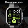 Bewinner Smart Watch with Earbuds, 2 in 1 Bluetooth Earphones & Smart Watch, 2 Inch HD Touch Screen Fitness Watch, Bluetooth Call Fitness Tracker Sports Watch for Android (Silver) view 2
