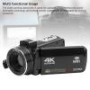 XUMIUZIY 4K Video Camera Camcorder, 56MP Digital Camera Recorder 3 Inch Rotation Touchscreen 18X Digital Zoom Vlogging Camera with Remote for Travel Vlogging view 4