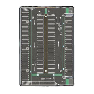 Model Car Display Parking Lot Mat Vehicle Scene Display Large Garage Rubber Mouse Pad Accessory