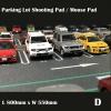 Model Car Display Parking Lot Mat Vehicle Scene Display Large Garage Rubber Mouse Pad Accessory view 3