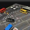 Parking Lot Mat Mouse Pad, Model Car Vehicle Scene for Displaying, 1/64 Scale Accessory view 4