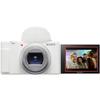 Sony ZV-1 II Vlog Camera with 4K Video & 20.1MP for Content Creators and Vloggers White ZV-1M2/W Bundle with CPS 2 YR Extended Protection Pack + Deco Gear Case + 128GB Memory Card & Accessories Kit view 3