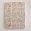 Adjustable Stand Hard PU Clear Back Folio Case for Apple iPad Pro 13-Inch 2024 M4 Model A2925 A2926 Flowers Floral Pattern Refreshing Classic Vintage Pretty Chic Cute Lovely Girls Women view 1