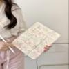 Adjustable Stand Hard PU Clear Back Folio Case for Apple iPad Pro 13-Inch 2024 M4 Model A2925 A2926 Flowers Floral Pattern Refreshing Classic Vintage Pretty Chic Cute Lovely Girls Women view 3