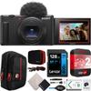 Sony ZV-1 II Vlog Camera with 4K Video & 20.1MP for Content Creators and Vloggers Black ZV-1M2/B Bundle with CPS 2 YR Extended Protection Pack + Deco Gear Case + 128GB Memory Card & Accessories Kit view 1