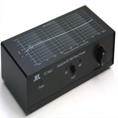 Technolink (TEC) Moving Magnet/Moving Coil Phono Preamp w/Level Control (Black, 1 Amp AC Adaptor)