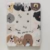Adjustable Stand Hard PU Clear Back Folio Case for Apple Little Baby Dog Puppy Animal Cartoon Light Color Cute Lovely Adorable Unisex Kids Girls (for iPad 10 10.9-inch 10th Generation 2022) view 1
