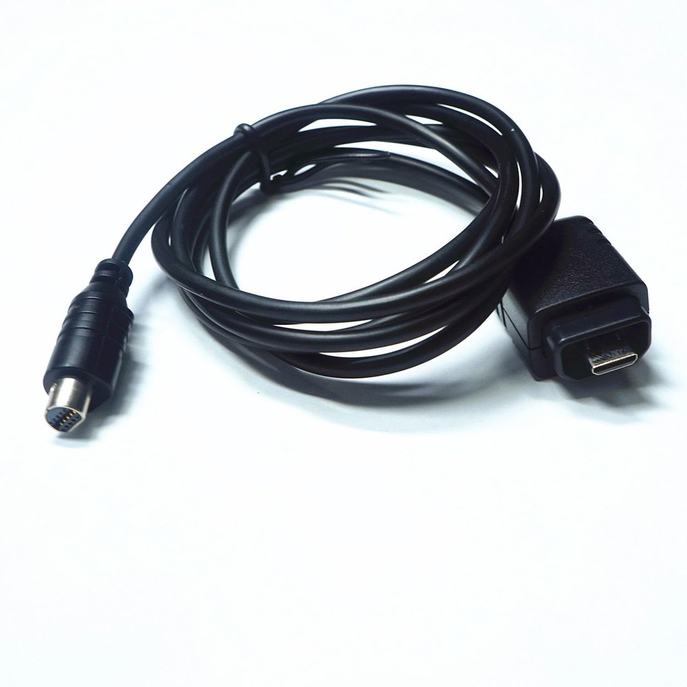 DYTDIEYINGTU VMC-AVR-100 100cm Black USB Male-to-Male Cable for Sony Camcorder A/VR Port, Compatible with VMT-VPR1, VPR10, VPR100 Tripod Handle and DCR-DVD Series