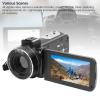 XUMIUZIY 4K Video Camera Camcorder, 56MP Digital Camera Recorder 3 Inch Selfie Vlogging Camera with Microphone Stabilizer Wide Angle Lens view 4