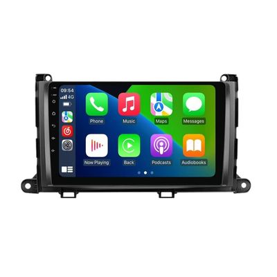 9" IPS Touch Screen Android Car Stereo for Toyota Sienna 2011-2014, Built-in Car-Play & Android Auto, GPS Navigation, Dash Kit, High-Resolution Radio, Fast Android 13 System(4Core 1+32GB)