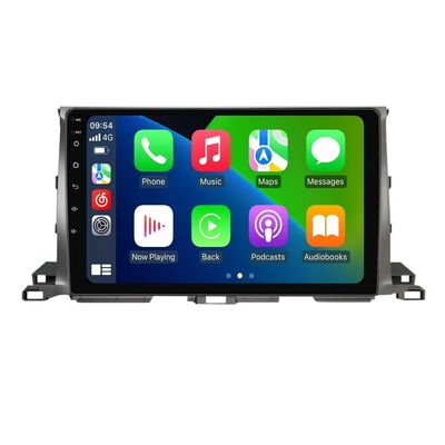 10.1" IPS Touch Screen Car Radio Stereo for Toyota Highlander 2013 2014 2015 2016 2017 2018, GPS Navigation Dash Kit with Car-Play & Android Auto, SWC/Rear View Camera, Plug & Play Installation(For ca