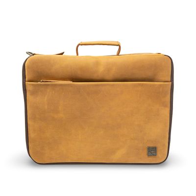 ROMFRE Premium Leather Camera Travel Bag | Travel Case for Camera | Full Grain -100% Leather HILO CAMERA TRAVEL BAG | Saddle