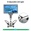 10.1 LCD Digital Microscope with Remote and Metal Stand for Collectors view 3