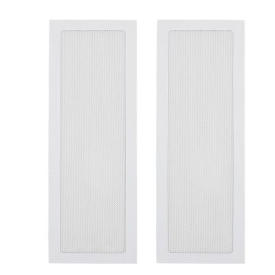 120x360mm DIY PC Case Dust Mesh Filter, 2 Pack PVC Magnetic Frame Dust Filter Cover, Computer Fan Dust Mesh for Computer Cooler Fan PSU Routers (White)