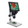 7in LCD Digital Microscope 1200X 1080P 12MP Focusing, High Definition Imaging, Clear Images and Videos with 8 LED Lights, 10mm Object Distance, Wide Application view 1