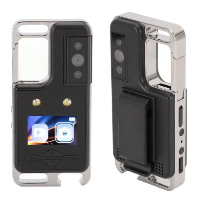 Wearable Cam, Night Body Mounted Camera 2K HD, 180 Rotating Wearable Cam for Cycling Sports, Bright & Dark