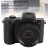 5K 64MP Vlogging Digital Camera, Multifunctional 5X Optical Zoom, Dual Cameras, 6 Axes Stabilization Technology, for Video Blogging, Travel Photography, Sports Recording view 3